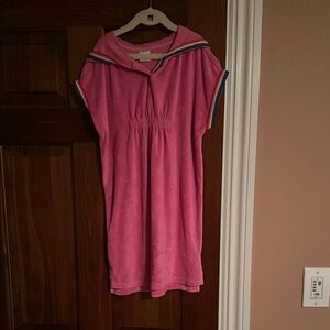 Hanna Andersson Pink Hooded Swim Coverup